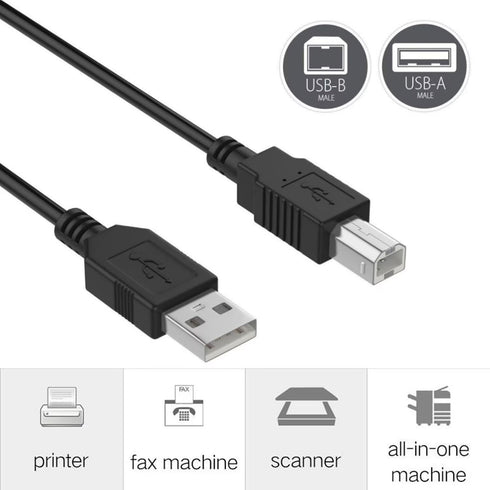 MDCGPower 6ft IS202 USB Cable Laptop PC Data Sync Cord Compatible with Behringer IStudio Professional Music Studio IPad