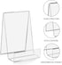 ZOEY 5 Pack Acrylic Book Easel Stand with Ledge for Displaying Books, Music Sheets, Artworks, CD, Tablet