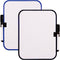 White Board Set with Magnet Strips - 2 Pack, 6-1/2" x 8-1/4"