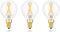 Globe E12 Bulb, 2W(25-Watt Equivalent), Soft White 3000K, G15/G50 Dimmable LED Light