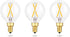 Globe E12 Bulb, 2W(25-Watt Equivalent), Soft White 3000K, G15/G50 Dimmable LED Light
