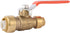 SharkBite 3/4 Inch x 1/2 Inch Ball Valve, Push to Connect Brass Plumbing Fitting for Water Shut Off
