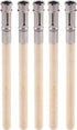 GTHER 5PCS Wooden Pencil Extender, Adjustable Lengthener Holder with Aluminum Handle for Colored Pencils & Crayons