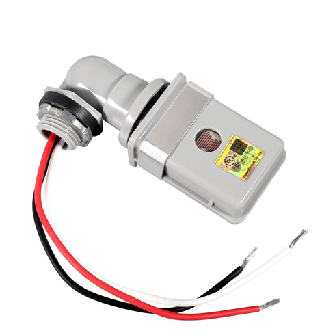 Photocell Sensor for Outdoor Lights, 120VAC Dusk to Dawn Light Sensor, IP54