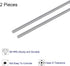 2pcs 0.0039" Pin Gage, 0.1mm Diameter Class X Plug Gage Pin with 0.001mm Tolerance, Bearing Steel Go No-Go