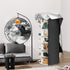 Floweringbeter Rotating shoe rack cover made of sturdy oxford fabric and PU coating, includes a UV resistant layer