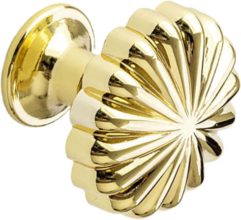 Zeizafa Furniture Decor Handles Modern Zinc Alloy Dresser Knob Pumpkin Pattern Bedside Cabinet Pull Installation Easy