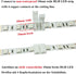 10pcs 4 10mm 5050 RGB LED Strip Connector Pin LED Tape Connector LED Ribbon Quick Connector LED Rope Clip Connector