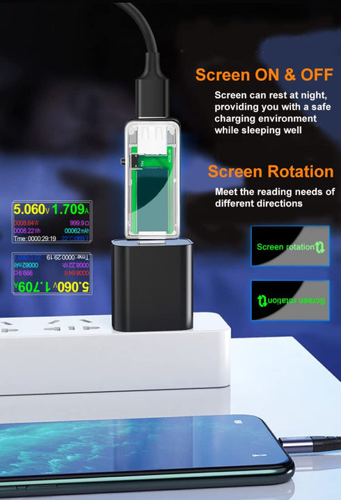 USB 3.0 Tester, Eversame Digital Multimeter Voltmeter, Current and Voltage Monitor, Power Meter Tester