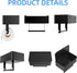 SUS304 JUYSON Toilet Paper Holder with Shelf, Flushable Wipes Dispenser Fits for Bathroom Wipe Storage, Keep Your Wipes