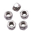 #6-32 inch Nylon Insert Hex Lock Nuts (50 Pack), 304 Stainless Steel, Corrosion-Resistant for DIY Projects