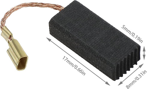 4 Pairs Angle Grinder Carbon Brushes - 5x8x17mm Compatible with Bosch Power Tool Accessories