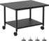 SwaaVee Printer Stand with Storage Under Desk Shelf, Desktop Printer Stand Organizer,