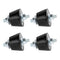 Rubber Studs Anti Vibration Mounts M8 40x26mm 4 Pack for Mini Split Heat Pumps, Air Compressors, Diesel Engines