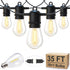 Brightown Outdoor String Lights 35FT with 10+1 Shatterproof Edison Bulbs, Waterproof Hanging