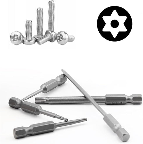 Torx Head Screwdriver Bit Set, 11 PCS Magnetic Torx Bit Set, 3 inch Security Star Screwdriver Kit Tools for Shark Vacuum