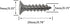 5 x 20mm Flat Head Phillips Drive Screws - Self Drilling 304 Stainless Steel Drywall Wood Screws (100Pcs)