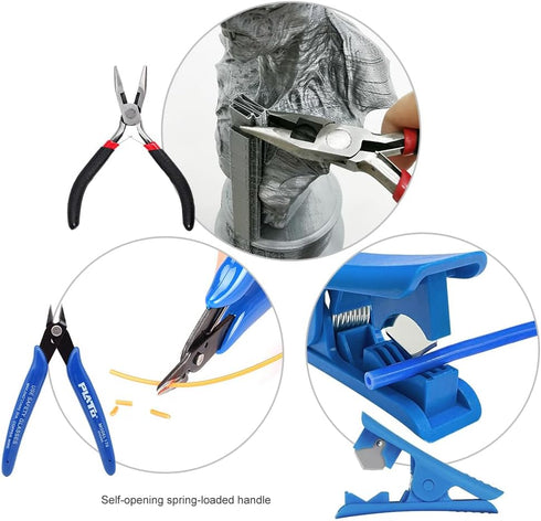 3D Printer Tool Kit, Mintion 82 Pcs Accessories Kit with Nozzle Cleaning Kit and Removable Screwdriver Kit