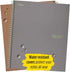 Five Star Spiral Notebook, 5 Subject, Wide Ruled Paper, 200 Sheets, 10-1/2" x 8", Gray (73200)