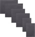 Black Sticky Notes - Self-Stick Note Pads, Easy to Post for Office, School, Home, 6 Pads, 3 Sizes, 50 Sheets/Pad
