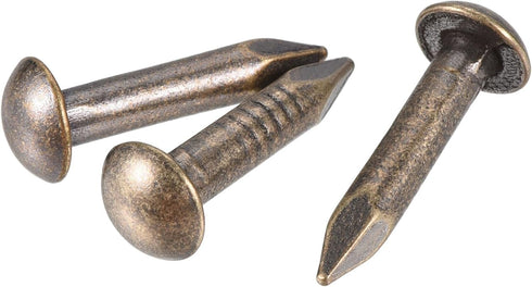 uxcell 60pcs Small Tiny Brass Nails 3mmx15mm(DXL) for DIY Wooden Boxes, Bronze Tone
