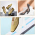 SHINEOFI 8pcs Acrylic Shoe Display Stands Small A-shape Sneaker Shelf Organizer for Retail Store High Heels Sandals