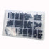 Black Nylon Hex Bolt Metric Thread Hexagon Screw Assortment Set Kit 226pcs M4 M5 M6 M8 M10