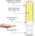 G9 Bulb 80w 60w Dimmable, 6300K AC120V G9 700LM, Pack 5 LED Halogen Equivalent Cool White, COB No-Flicker Ceramic Bi