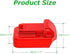 Adapter for Milwaukee M18 Tools - Compatible with Porter Cable PCC680 and Black & Decker LBXR20 20V MAX (Not Older 18V) Batteries for Power Supply (No Charging Function) - 1 Adapter Only