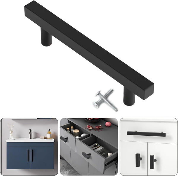 GUUDDAY Drawer Pulls Aluminum Alloy Dressers Knob Cupboard Handle Square Furniture Handle Simple Bedside Cabinet Pull