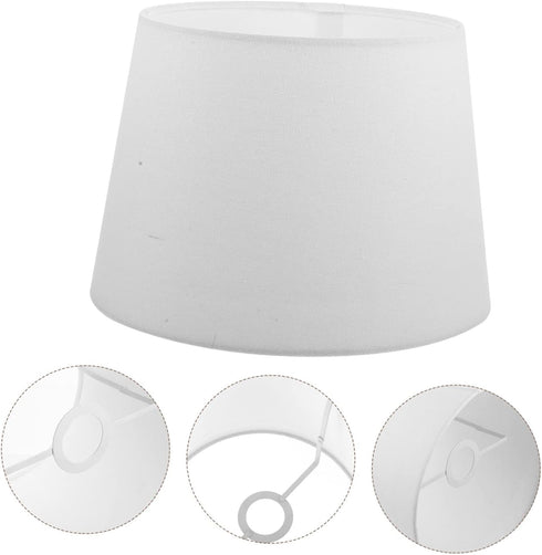 2 Pack ARTIBETTER Drum Lamp Shades for Table Desk Floor Lamps Replacement Lampshades Replacement Chinese Decorative