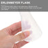 ULTECHNOVO 10pcs Plastic Erlenmeyer Flasks, Narrow Mouth Lab Flask with Scale for School Experiments
