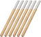 Spring Contact Probe, 100PCS Round Pogo Pins, Mini Size Stainless Steel Wire with Brass Plunger for Soldering