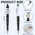 Whaline 24Pcs Beadable Pen Black Gold Silver Bead Ballpoint Pen Gel Ink Pen Retractable Writing Pens with Extra Refills for DIY Crafts Office School Gifts Party Supplies by Whaline