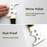 3Pcs Putty Knife Set - 2" 4" Stainless Steel Spackle Knives for Repairing Drywall and Applying Putty, Plaster, Cement