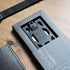 T4 No-Clip Badge Holder - Durable Polycarbonate ID Card Holder for 1 to 4 Cards (Black)