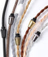50 Plastic Strain Reliefs Pairs for Pendant Lighting, Cord Grips Cable Glands for Wiring,Ceiling Lighting,DIY-Retro