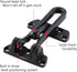 WellMade Bronze1 Pack) Swing Bar Door Lock Latch,Door Security Latch for Kids Safety and Home Security, Reinforcement
