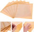 100pcs 18x19cm Packaging Abaodam Kraft Paper Bread Bags Grease Resistant Bakery Bags for Sandwiches Cookies Pastry