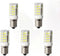 E14 LED Light Bulb, Daylight White 6000K, E14 European Base, 5-Pack for Cooker Hood and Refrigerator