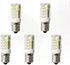 E14 LED Light Bulb, Daylight White 6000K, E14 European Base, 5-Pack for Cooker Hood and Refrigerator