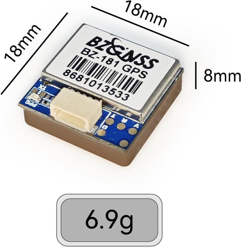 SPEEDY BEE BZ-181 M10 F405 F722 BZGNSS FPV GPS Module - Dual Protocol Drone GPS for RC FPV Drone Racing Fixed-Wing