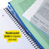 Five Star Advance 5 Subject Spiral Notebook, College Ruled, 200 Sheets, 11" x 8-1/2, Color Selected For You