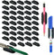 Yanchexp 40 PCS Adhesive Pencil Holders for Desk,Silicone Pencil Holder with Upgraded Adhesive