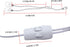 E26/E27 21FT Bulb Bulb (21ft 1 2 Rextin Double LED Light socket extension cord with On/Off switch and US AC Power Plug
