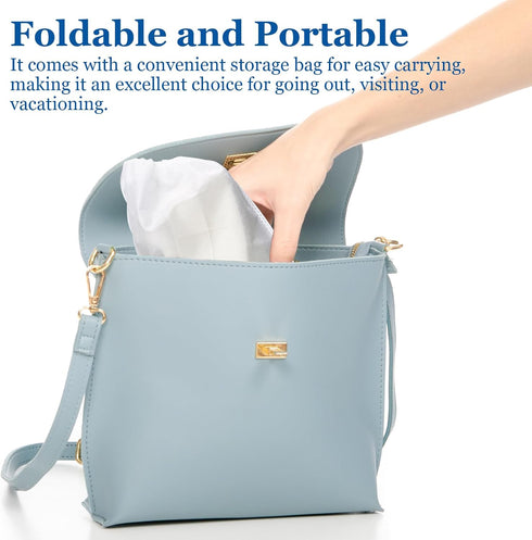 FORYEE Portable Folding Toilet Seat for Kids, Travel Potty Training Helper, Training Urine Anti Slip Toilet Seat Cover