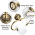 Celbon 18.5cm/7.28'' Brused Bronze Toilet Paper Holder Wall Mounted Antique Brass Tissue and Towel Holder for Bathroom