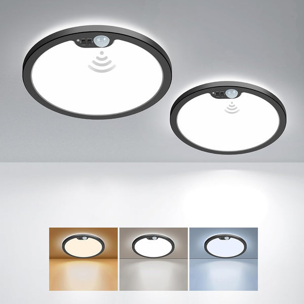 BLNAN Motion Sensor Ceiling Light Wired, 8.7 Inch 3000K 4000K 5000K Selectable