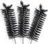 6 Piece 65mm Mini Short Soft Nylon Brush Cleaner for Glass Tube Cleaning Tools