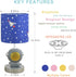 DC5V,Blue Counter,Gameroom,5.91H13.07IN,Hand-Made Astronaut LED Table Lamp with USB Port Kids Table Lamp,Night Light